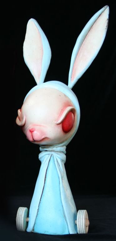 Rabid Rabbit Pulltoy by Kathie Olivas